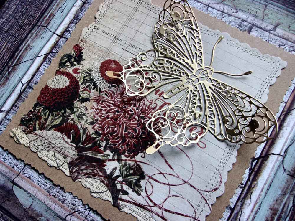 butterfly metal cutting dies scrapbooking embossing paper